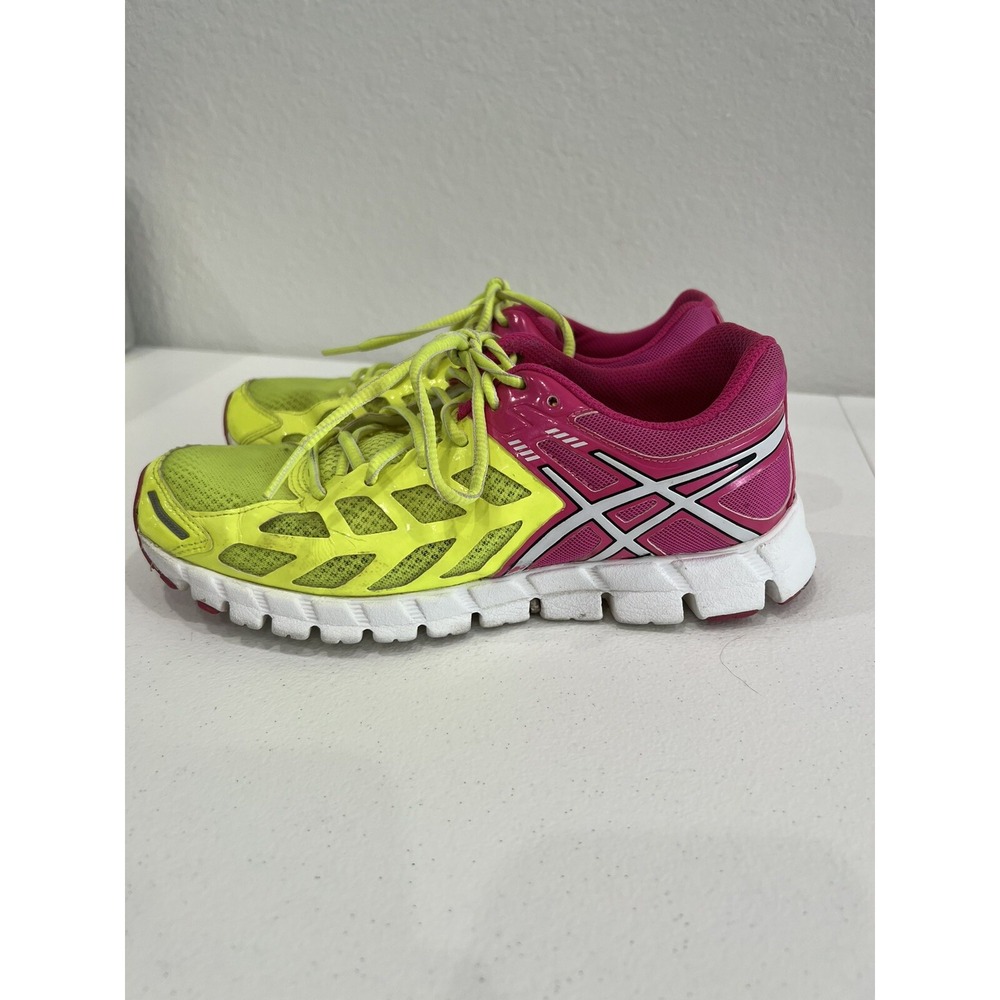 Asics Womens Gel-Lyte 33 Running Athletic Shoes Sz 7.5 Yellow Pink